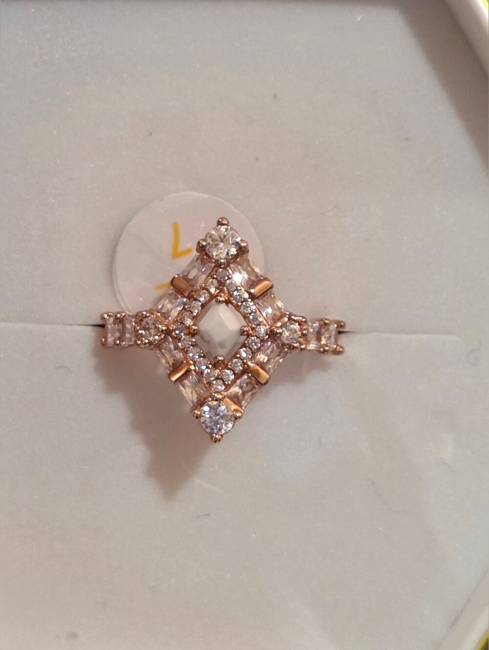 Bomb Party Howlite Ring